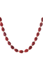 Bordeaux rode kralenketting