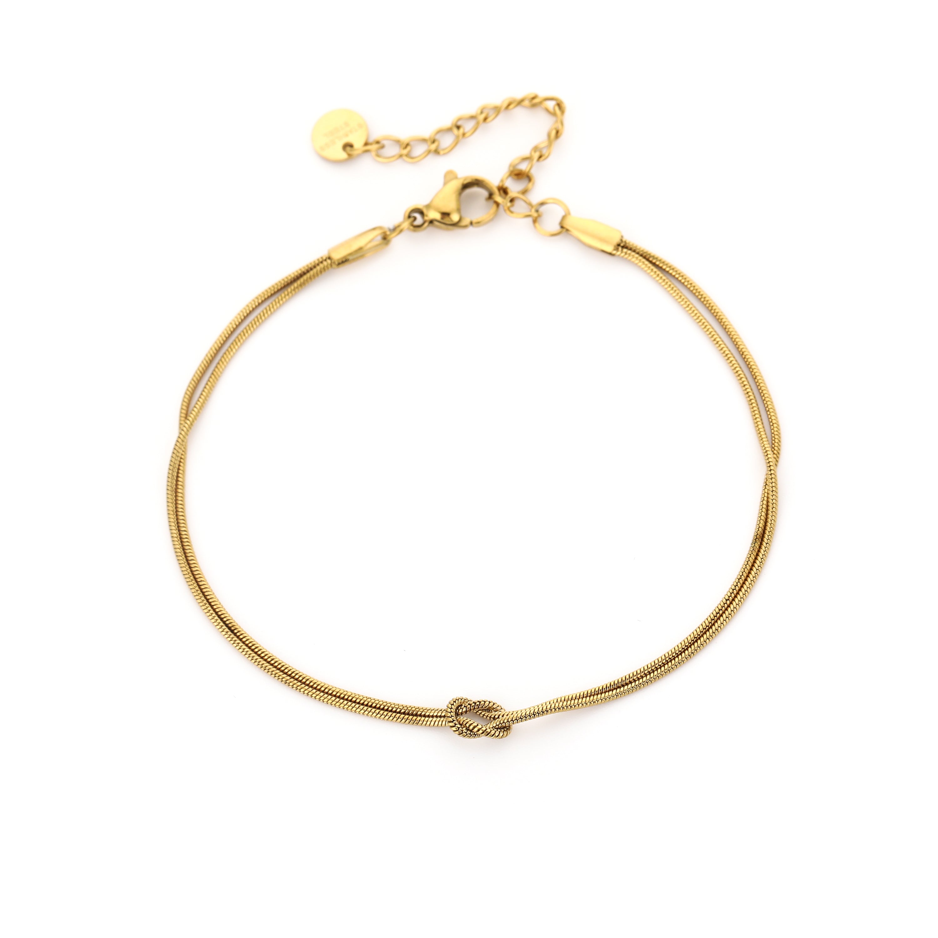 Minimalistische armband knoop 