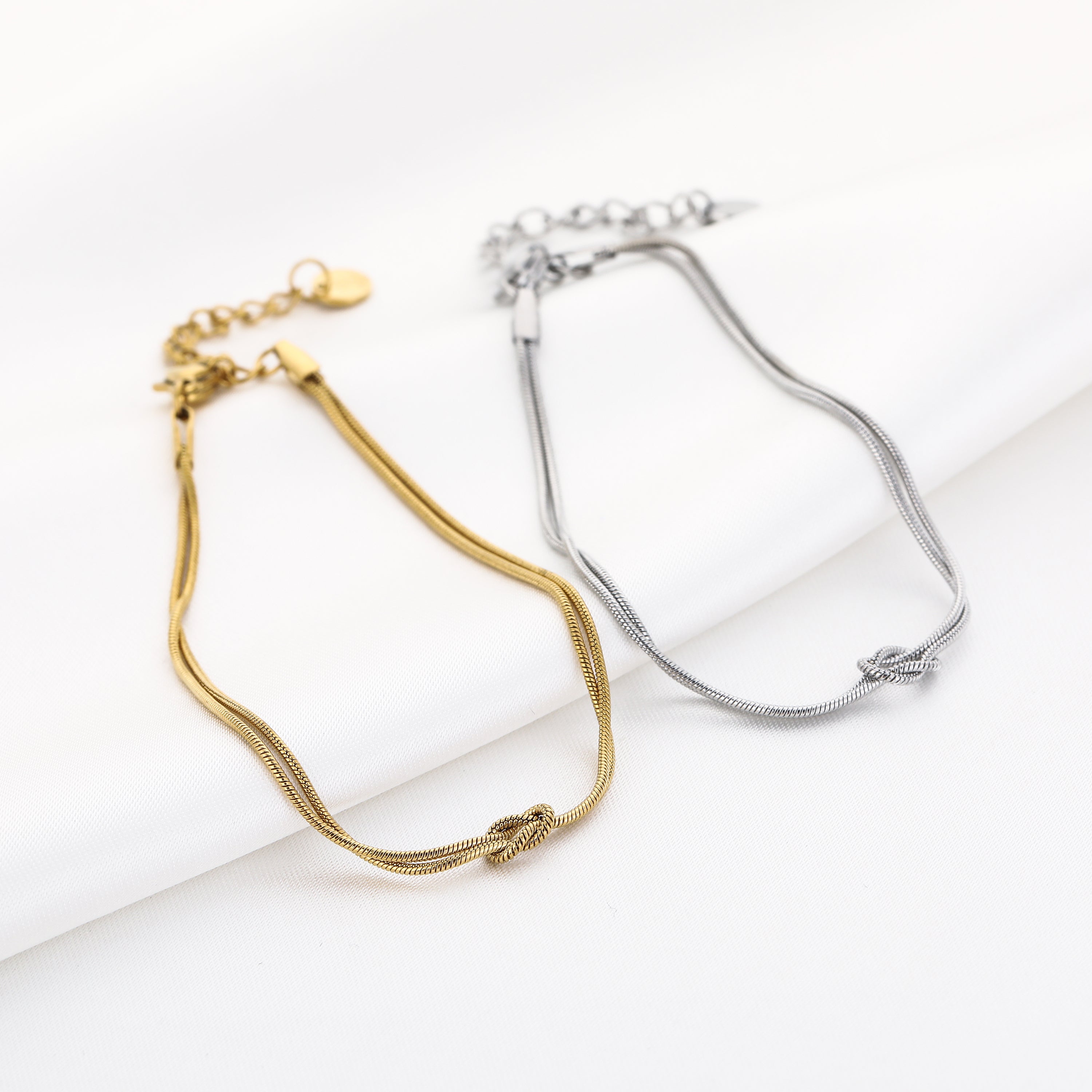 Minimalistische armband knoop