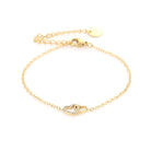 Minimalistische armband met hartjes