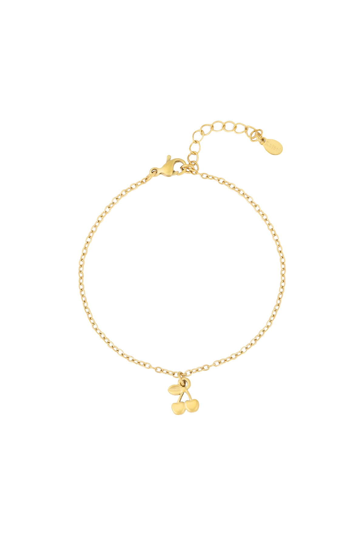 Minimalistische armband met kersje