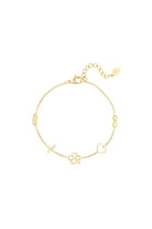 Minimalistische armband figuurtjes