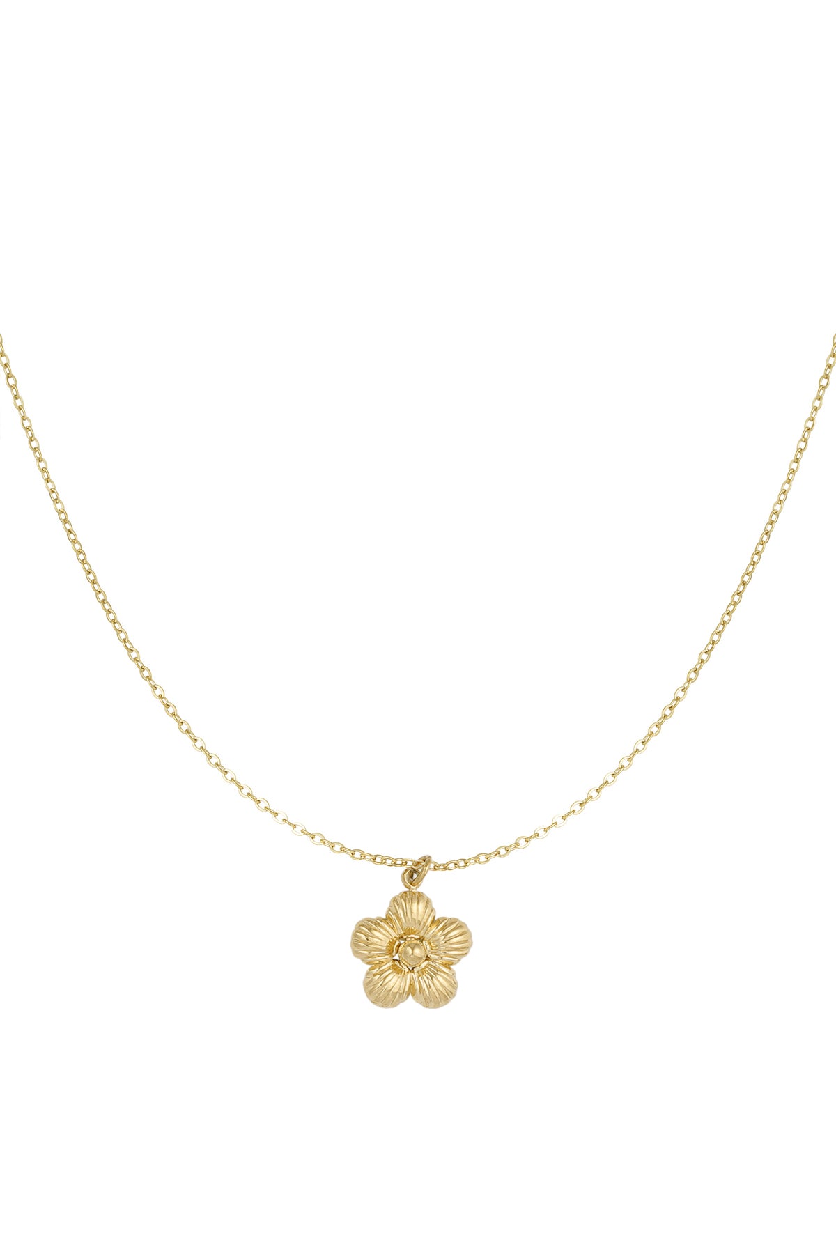 Minimalistische ketting bloem