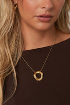 Minimalistische ketting cirkel