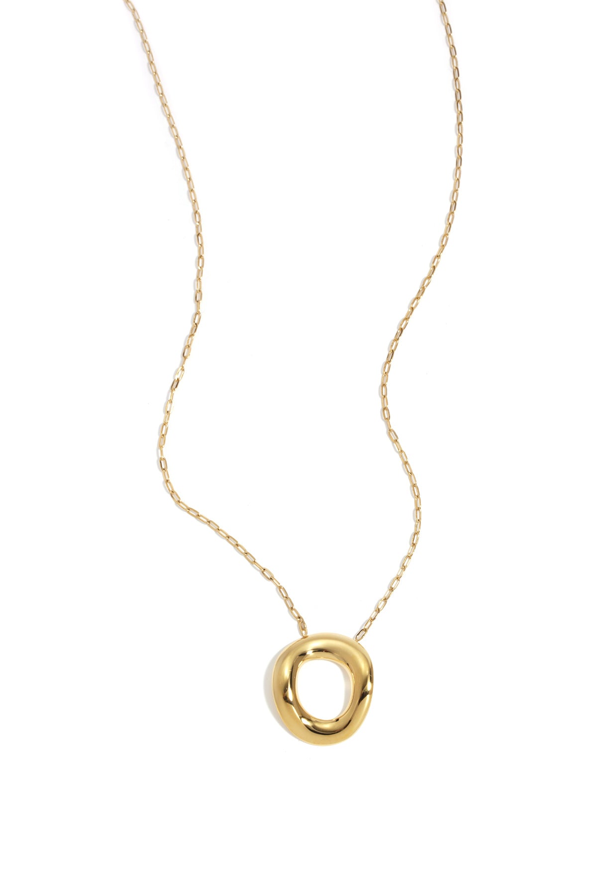 Minimalistische ketting cirkel
