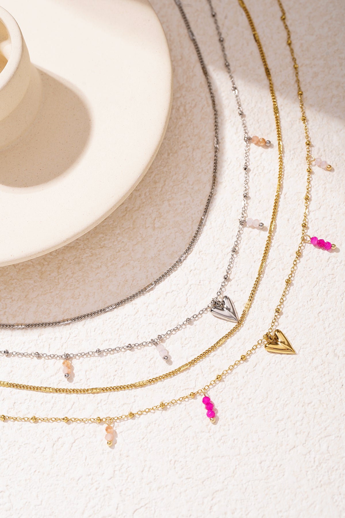 Minimalistische ketting met hartje