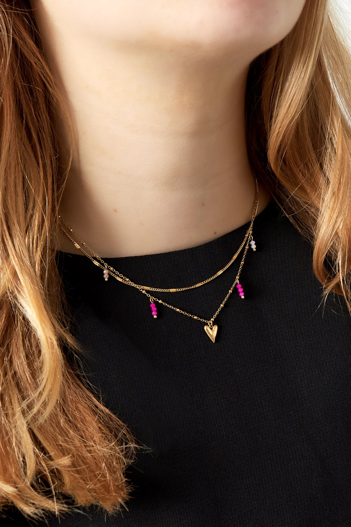 Minimalistische ketting met hartje