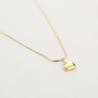 Minimalistische ketting hartje