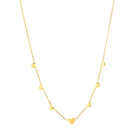 Minimalistische ketting hartjes