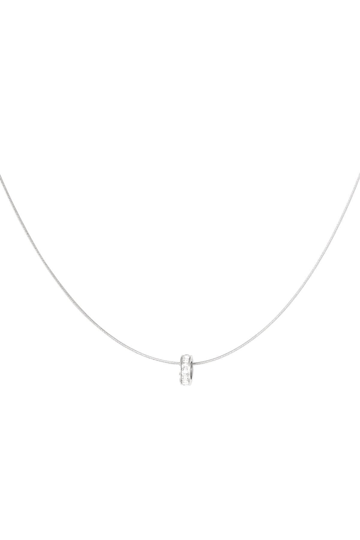 Minimalistische ketting zilver