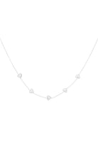 Minimalistische ketting met hartjes
