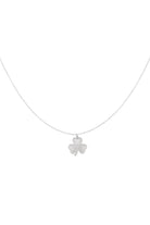 Minimalistische ketting met klavertje