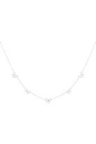 Minimalistische ketting met strikjes