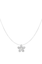 Minimalistische ketting met bloem