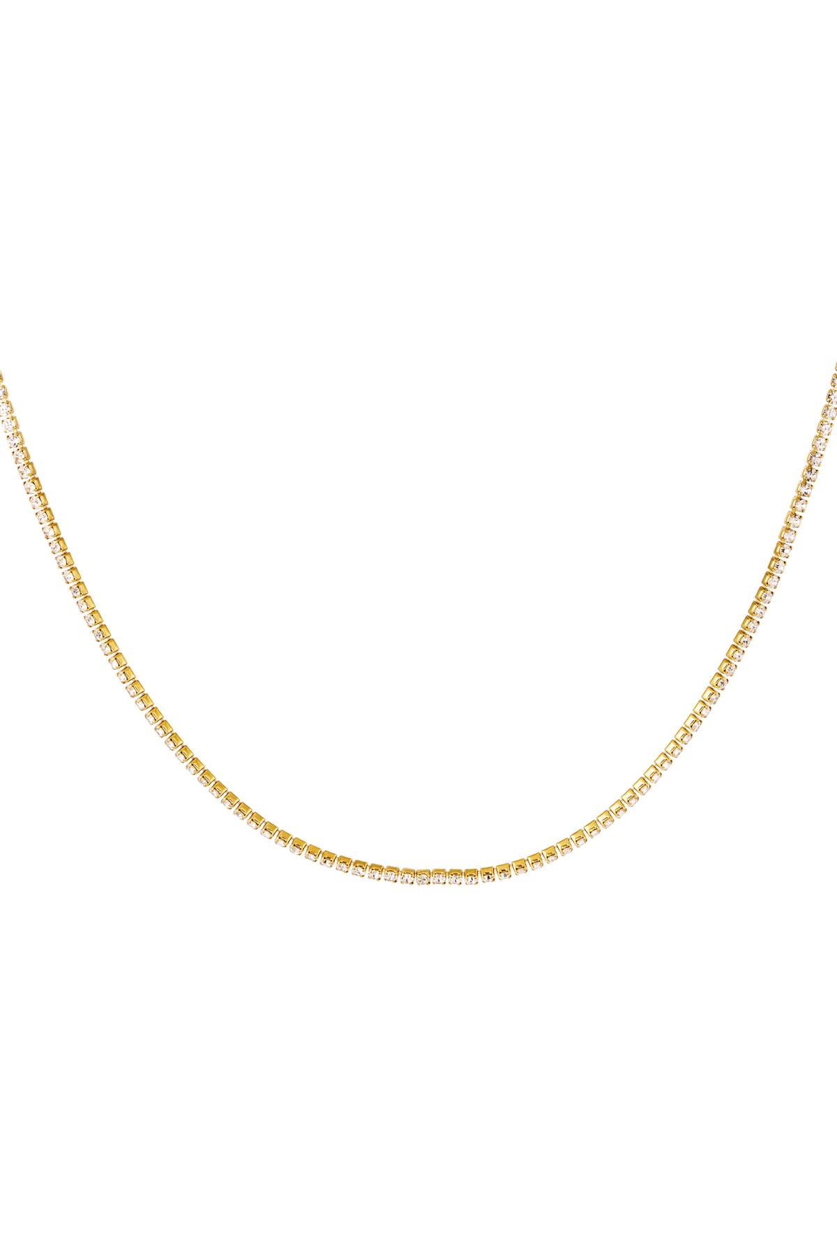 Minimalistische ketting met steentjes