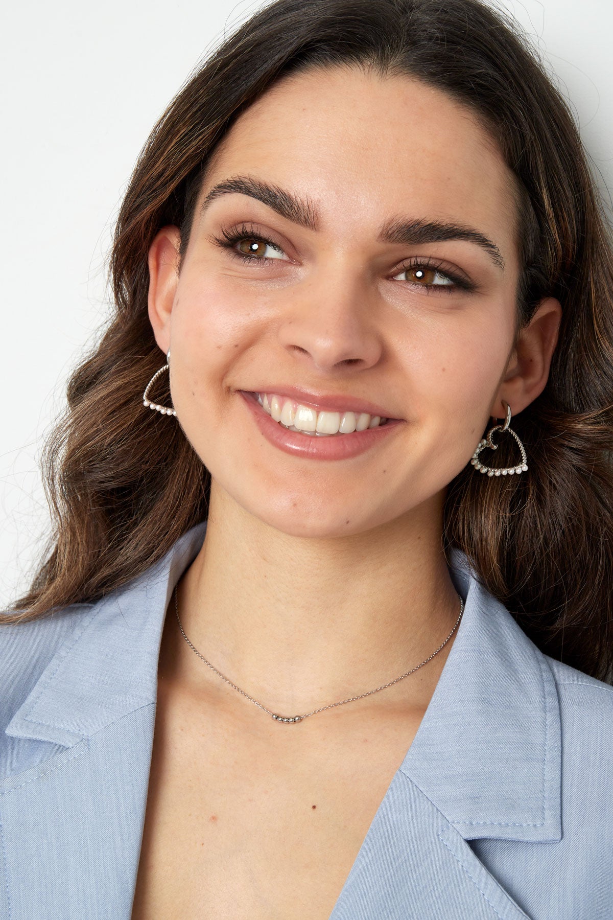 Minimalistische ketting met bolletjes