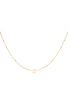 Minimalistische ketting open ster