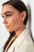 Minimalistische oorbellen hartje