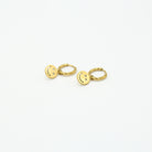 Minimalistische oorbellen met smiley