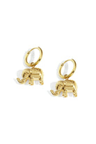 Minimalistische oorbellen olifant