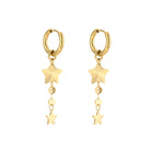 Minimalistische oorbellen ster