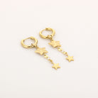 Minimalistische oorbellen ster