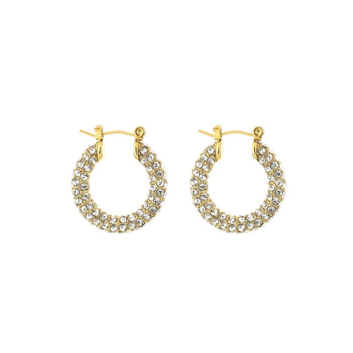 Oorringen diamantjes