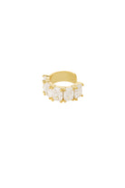 Statement ear cuff steentjes