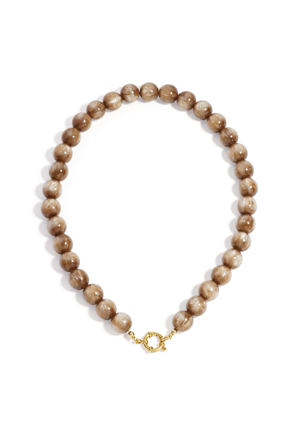 Statement ketting ronde kralen