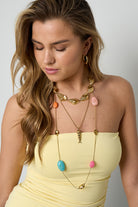 Statement ketting schelpen