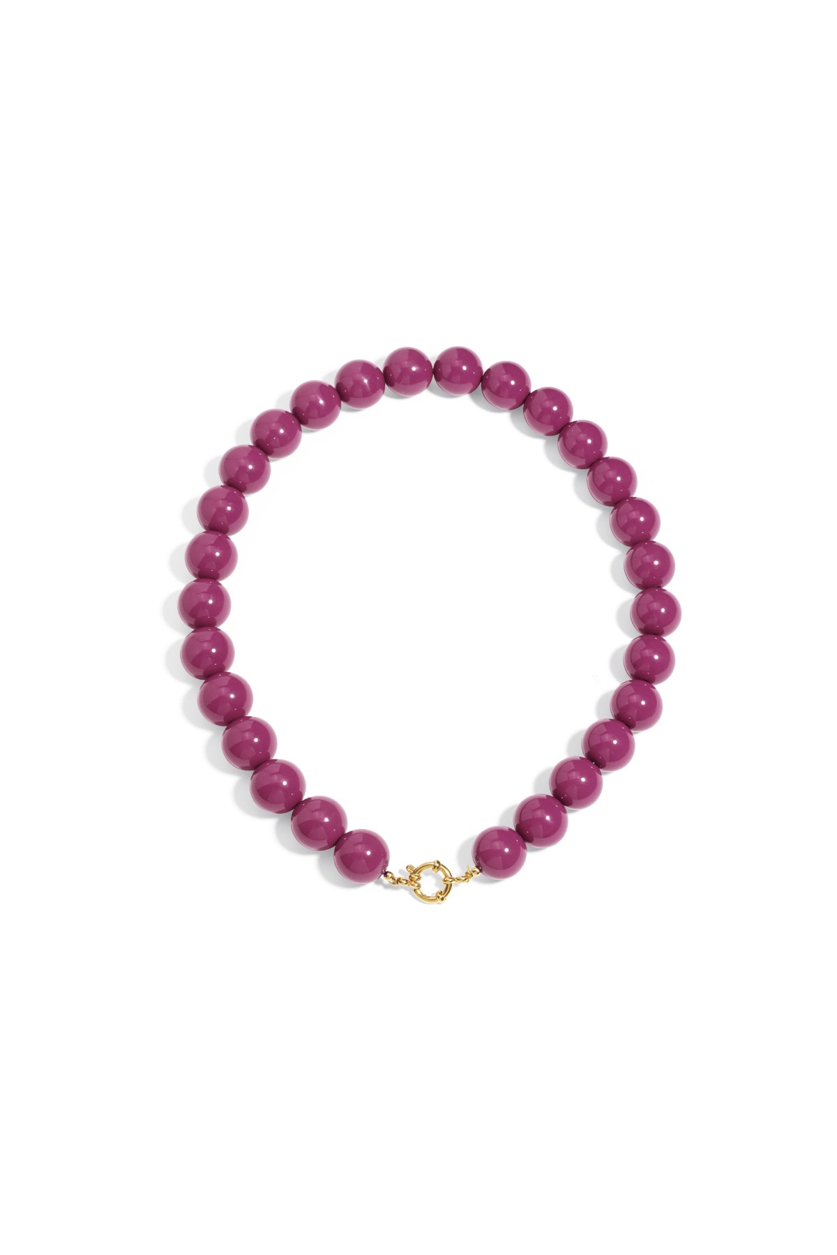 Statement kralenketting ronde kralen