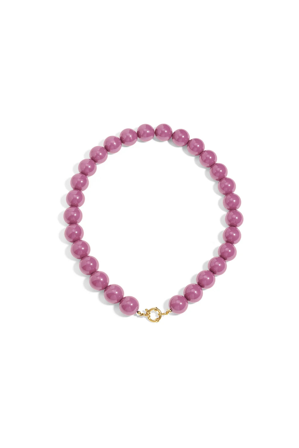 Statement kralenketting ronde kralen
