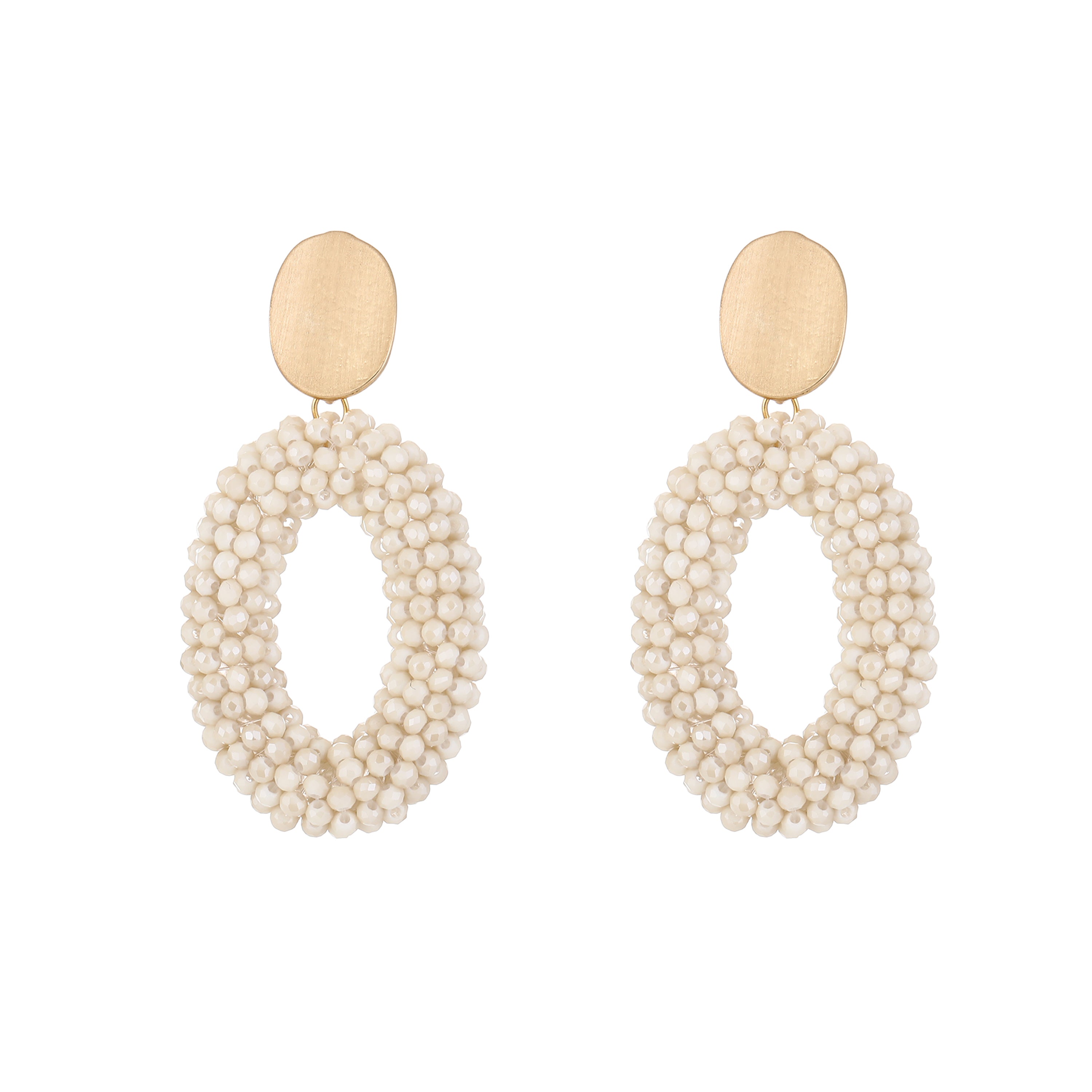 Statement oorbellen kralen