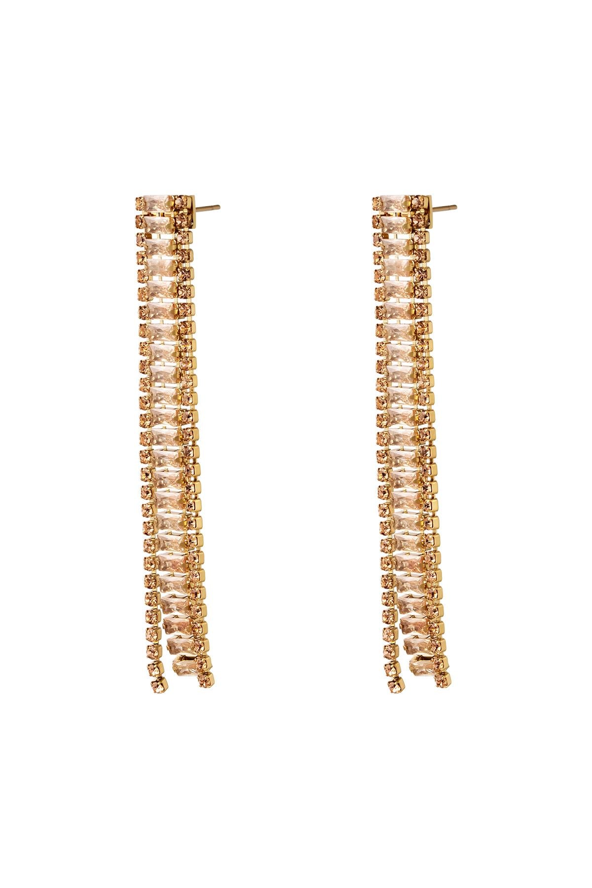 Statement oorbellen steentjes