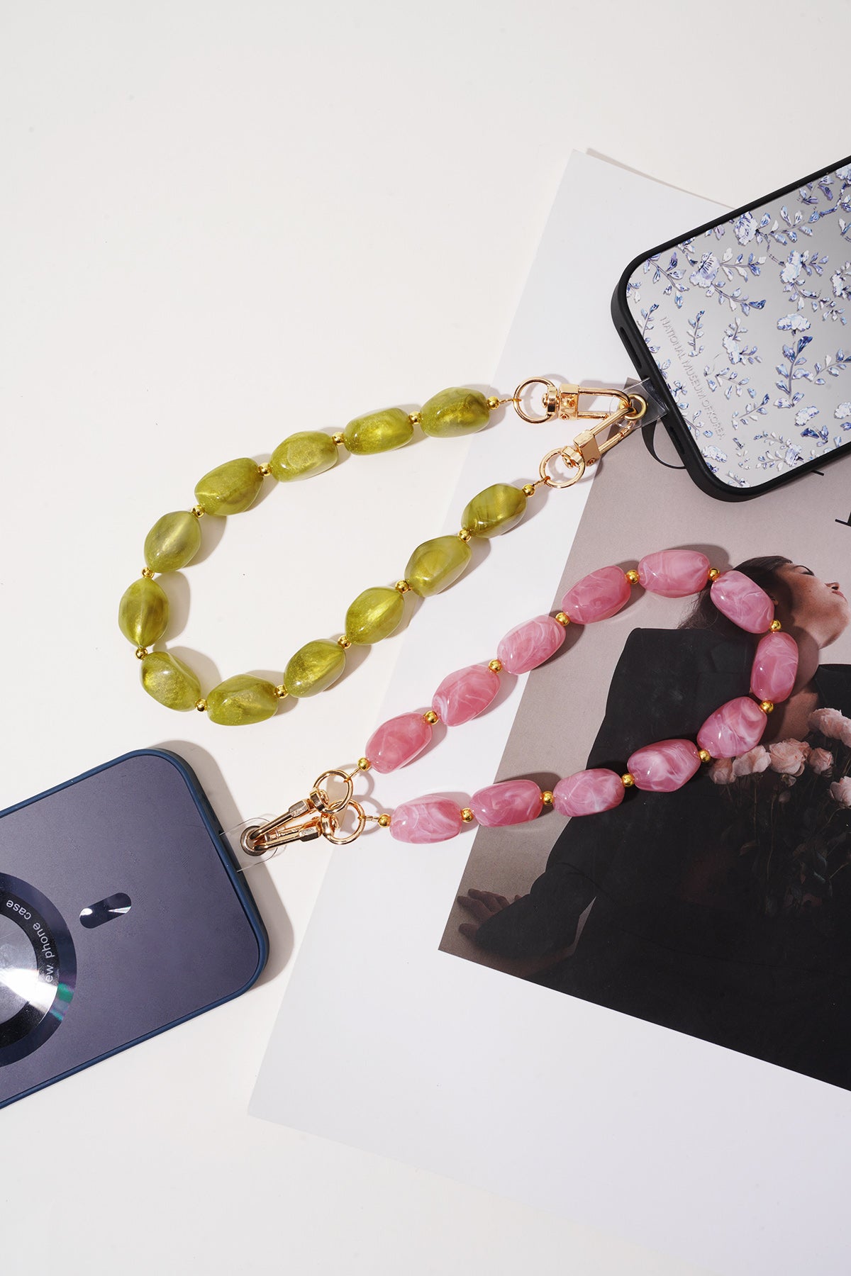 Telefoonkoord kralen