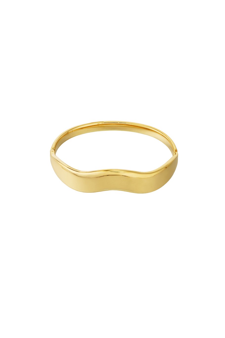 Wavy bangle armband